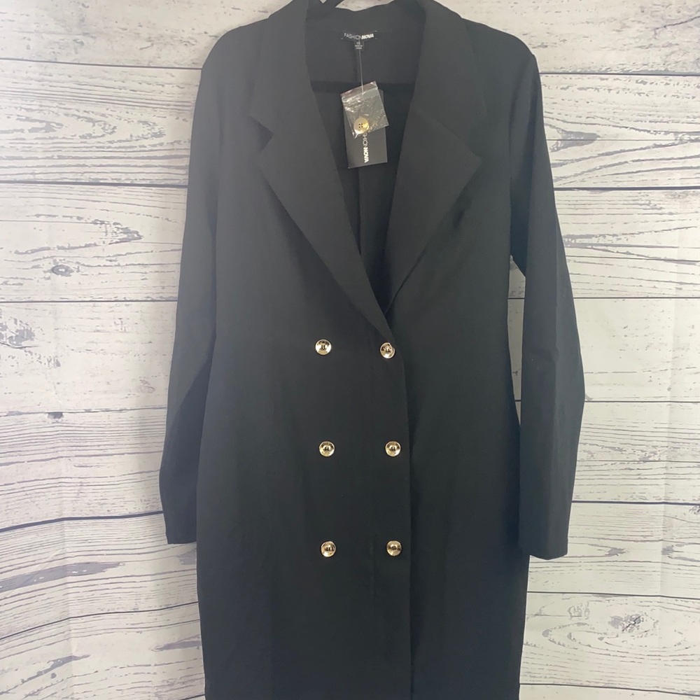 Fashion Nova Enterprise Blazer Dress